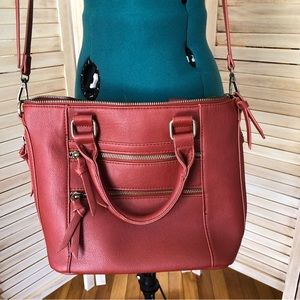 ModCloth Cross Body Purse in Raspberry